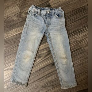 Art Class Blue Straight-Leg Jeans with Distressed Look